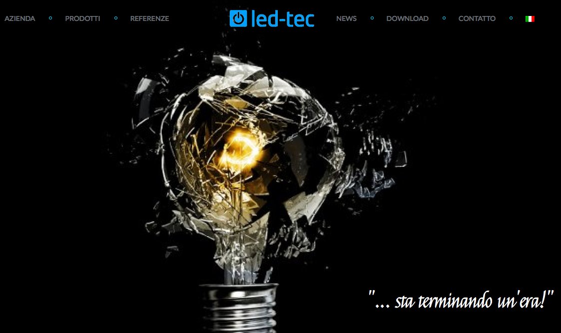 led-tec sito in italiano